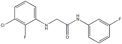 2-[(3-chloro-2-fluorophenyl)amino]-N-(3-fluorophenyl)acetamide