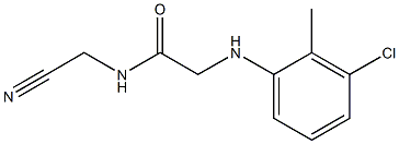 2-[(3-chloro-2-methylphenyl)amino]-N-(cyanomethyl)acetamide
