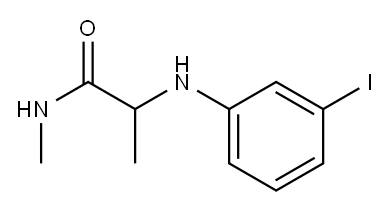 2-[(3-iodophenyl)amino]-N-methylpropanamide