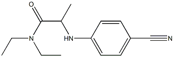 2-[(4-cyanophenyl)amino]-N,N-diethylpropanamide