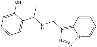 2-[1-({[1,2,4]triazolo[3,4-a]pyridin-3-ylmethyl}amino)ethyl]phenol