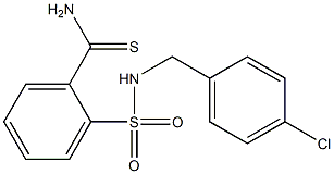 2-{[(4-chlorophenyl)methyl]sulfamoyl}benzene-1-carbothioamide