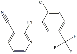 2-{[2-chloro-5-(trifluoromethyl)phenyl]amino}pyridine-3-carbonitrile