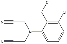 2-{[3-chloro-2-(chloromethyl)phenyl](cyanomethyl)amino}acetonitrile