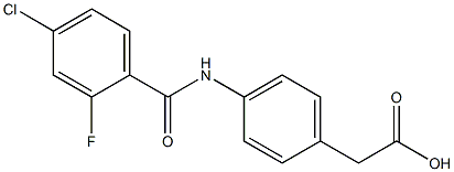 2-{4-[(4-chloro-2-fluorobenzene)amido]phenyl}acetic acid
