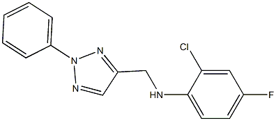 2-chloro-4-fluoro-N-[(2-phenyl-2H-1,2,3-triazol-4-yl)methyl]aniline