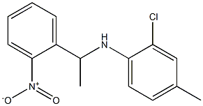 2-chloro-4-methyl-N-[1-(2-nitrophenyl)ethyl]aniline