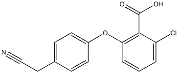 2-chloro-6-[4-(cyanomethyl)phenoxy]benzoic acid
