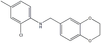2-chloro-N-(2,3-dihydro-1,4-benzodioxin-6-ylmethyl)-4-methylaniline|