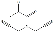2-chloro-N,N-bis(cyanomethyl)propanamide