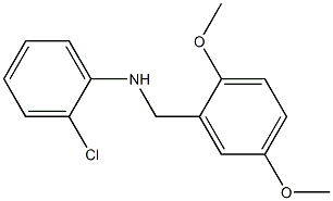 2-chloro-N-[(2,5-dimethoxyphenyl)methyl]aniline