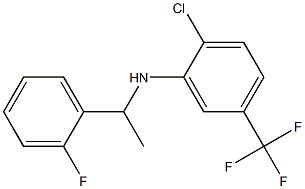 2-chloro-N-[1-(2-fluorophenyl)ethyl]-5-(trifluoromethyl)aniline