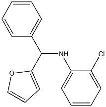 2-chloro-N-[furan-2-yl(phenyl)methyl]aniline