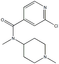 2-chloro-N-methyl-N-(1-methylpiperidin-4-yl)pyridine-4-carboxamide