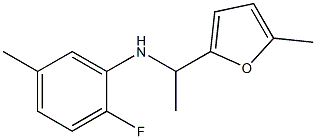 2-fluoro-5-methyl-N-[1-(5-methylfuran-2-yl)ethyl]aniline