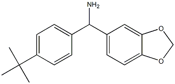 2H-1,3-benzodioxol-5-yl(4-tert-butylphenyl)methanamine Structure