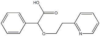 2-phenyl-2-[2-(pyridin-2-yl)ethoxy]acetic acid