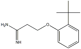 3-(2-tert-butylphenoxy)propanimidamide