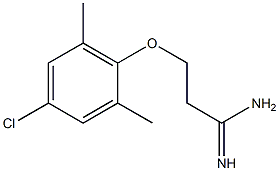 3-(4-chloro-2,6-dimethylphenoxy)propanimidamide