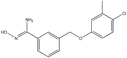 3-(4-chloro-3-methylphenoxymethyl)-N'-hydroxybenzene-1-carboximidamide
