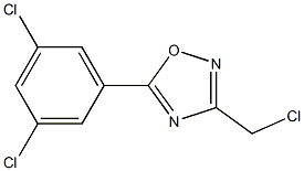 3-(chloromethyl)-5-(3,5-dichlorophenyl)-1,2,4-oxadiazole Structure