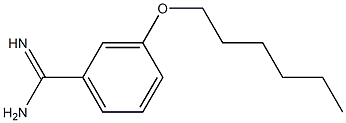 3-(hexyloxy)benzene-1-carboximidamide
