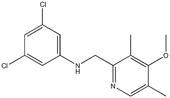 3,5-dichloro-N-[(4-methoxy-3,5-dimethylpyridin-2-yl)methyl]aniline