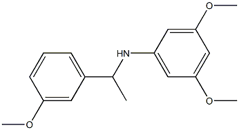 3,5-dimethoxy-N-[1-(3-methoxyphenyl)ethyl]aniline