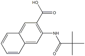 3-[(2,2-dimethylpropanoyl)amino]-2-naphthoic acid