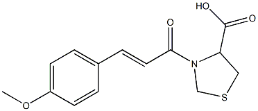 3-[(2E)-3-(4-methoxyphenyl)prop-2-enoyl]-1,3-thiazolidine-4-carboxylic acid