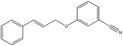 3-[(3-phenylprop-2-en-1-yl)oxy]benzonitrile|