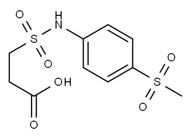 3-[(4-methanesulfonylphenyl)sulfamoyl]propanoic acid