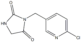 3-[(6-chloropyridin-3-yl)methyl]imidazolidine-2,4-dione|