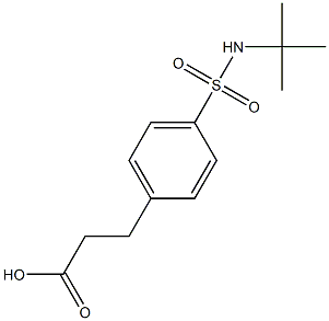 3-[4-(tert-butylsulfamoyl)phenyl]propanoic acid