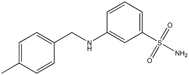 3-{[(4-methylphenyl)methyl]amino}benzene-1-sulfonamide