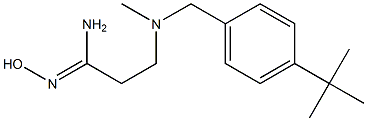 3-{[(4-tert-butylphenyl)methyl](methyl)amino}-N'-hydroxypropanimidamide