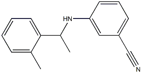 3-{[1-(2-methylphenyl)ethyl]amino}benzonitrile