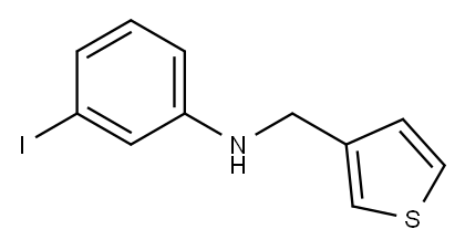 3-iodo-N-(thiophen-3-ylmethyl)aniline
