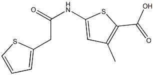 3-methyl-5-[(thien-2-ylacetyl)amino]thiophene-2-carboxylic acid