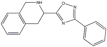 3-phenyl-5-(1,2,3,4-tetrahydroisoquinolin-3-yl)-1,2,4-oxadiazole