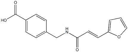 4-({[(2E)-3-(2-furyl)prop-2-enoyl]amino}methyl)benzoic acid