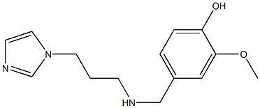 4-({[3-(1H-imidazol-1-yl)propyl]amino}methyl)-2-methoxyphenol