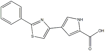 4-(2-phenyl-1,3-thiazol-4-yl)-1H-pyrrole-2-carboxylic acid
