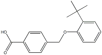 4-(2-tert-butylphenoxymethyl)benzoic acid