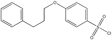 4-(3-phenylpropoxy)benzene-1-sulfonyl chloride
