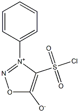 4-(chlorosulfonyl)-3-phenyl-1,2,3-oxadiazol-3-ium-5-olate Structure