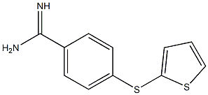 4-(thiophen-2-ylsulfanyl)benzene-1-carboximidamide