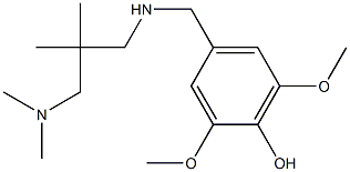 4-[({2-[(dimethylamino)methyl]-2-methylpropyl}amino)methyl]-2,6-dimethoxyphenol
