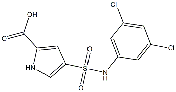 4-[(3,5-dichlorophenyl)sulfamoyl]-1H-pyrrole-2-carboxylic acid