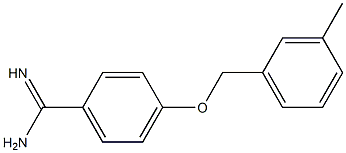 4-[(3-methylbenzyl)oxy]benzenecarboximidamide
